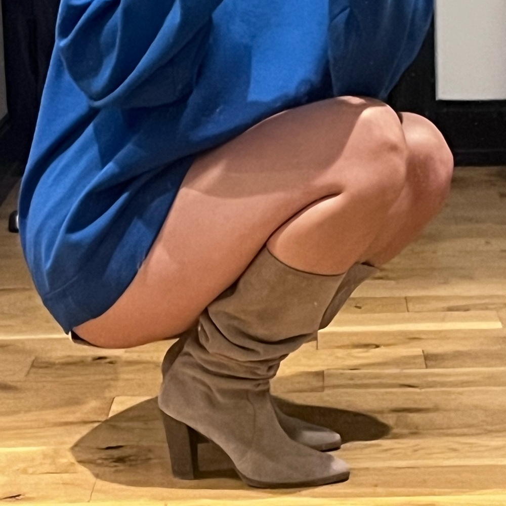 Dolce vita grey suede knee high boots - Picture 8 of 8